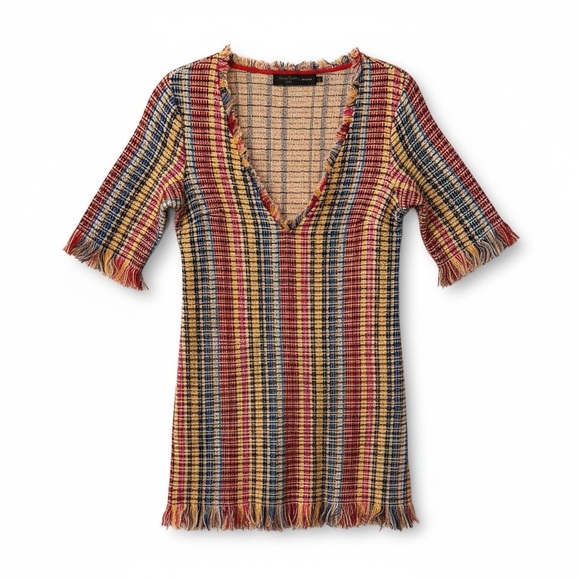 House of Harlow 1960 Dresses & Skirts - House of Harlow 1960 x Revolve Fringe Knit Mini Dress Multicolor XS NWT